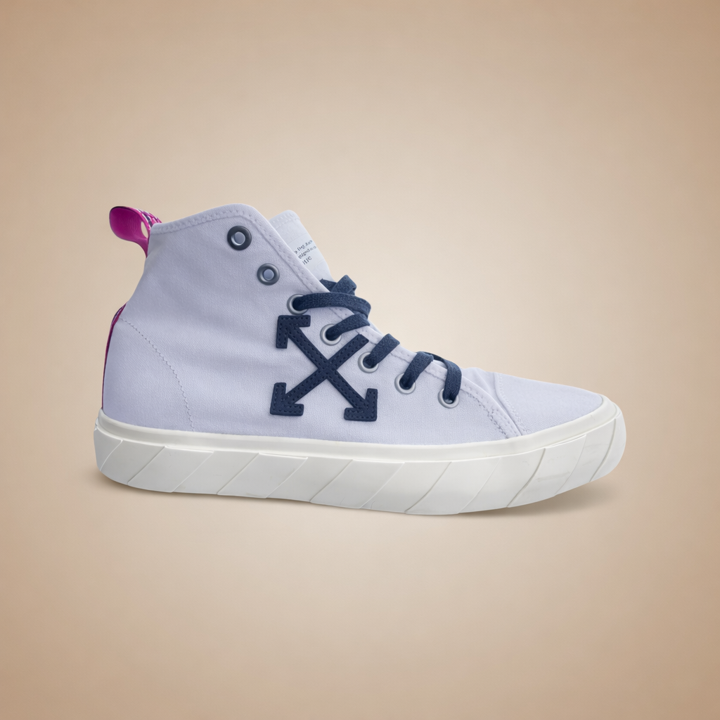 Off-White sneaker after vintage deep clean by Fixano Los Angeles